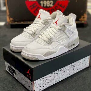 New Air Jordan 4 GS 'Summer Tech White' Men's Sneakers - Random Shoe Box